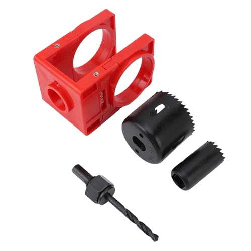 YWBL-WH STADBOLT -Installations -Kit Practical Lock Installation Kit mit Großen Hausbesitzern und DIY Enthusiasten mit Großen Chipentfernungsnuten (Rot) von YWBL-WH