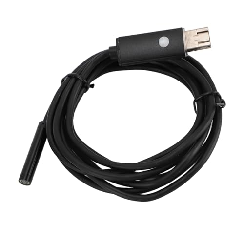 YWBL-WH Schlangenkamera mit 6 Verstellbaren LED -Leuchten Halb Starres Kabel IP67 Wasserbeständiges USB -Inspektionskamera für die Wartung der Klimaanlage (Schwarz 10m / 32.8ft Hardwire) von YWBL-WH