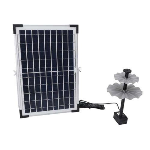YWBL-WH Sehr Effizient 9 V 10W Solar Brunnenpumpe Kit Wetterresistente Sonnenwasserpumpe Im Freien für Gartenpool 4.5-10 V, Einfache Installation Solar -betriebener Teichpumpe von YWBL-WH