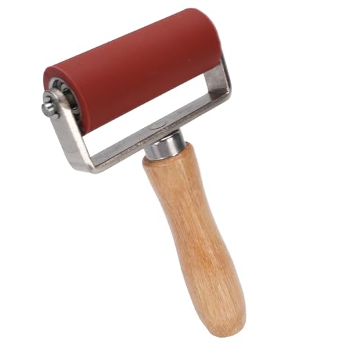 YWBL-WH Silikon-Press Walze 260 ° C Hoch Temperatur Beständige Silikon Naht Handdruck Walze Tapete Naht Schweiß Werkzeug für PVC-Plane Membran 32mm Dia 80mm Breite von YWBL-WH