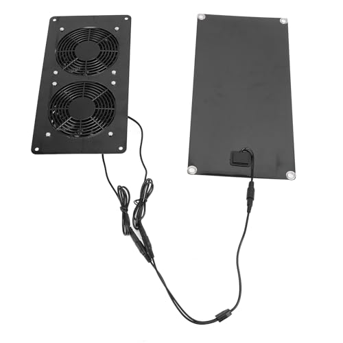 YWBL-WH Solar Angetriebener Auspuffventilator Windproofes Dual -Lüfter -Ventilator Kit für Gewächshäuser Hühner Coops ABS 10W 18V YWBL-WH Solar Angetriebener Auspuffventilator Windproofes Dual -Lüfter -Ventilator Kit für Gewächshäuser Hühner Coops ABS 10W 18V von YWBL-WH
