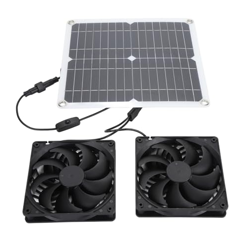 YWBL-WH Solar Panel Lüfter Kit Leistungsstarker 12W Solarabluftventilator für Gewächshäuser Schuppen Haustierhäuser Tragbare Solarpanel für Außenbereiche YWBL-WH Solar Panel Lüfter Kit Leistungsstarker 12W Solarabluftventilator für Gewächshäuser Schuppen Haustierhäuser Tragbare Solarpanel für Außenbereiche von YWBL-WH