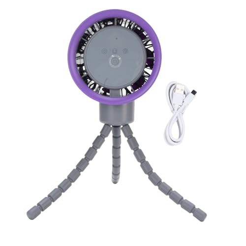 YWBL-WH Stativclip auf Flexibler Lüfter Tragbarer Batteriebetriebener Mini -Kinderwagen -Lüfter für Autositzbettbike (GRAY) von YWBL-WH