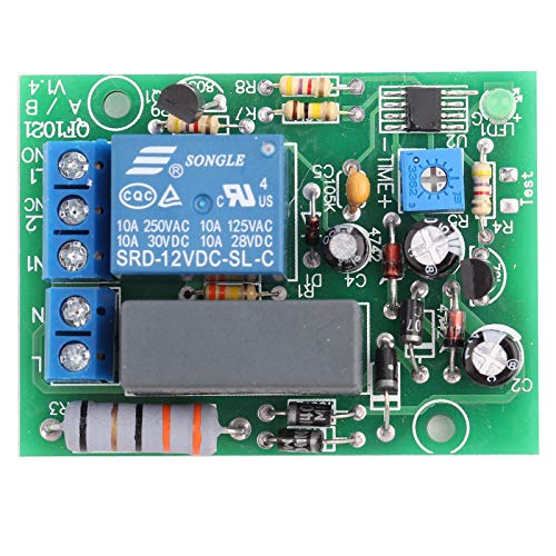YWBL-WH Zeitverzögerungsschaltermodul AC 220 V - Timing Input/Output - Einstellbare Abschaltplatine (0~10 Min) - Verzögerungseinstellung Modul von YWBL-WH