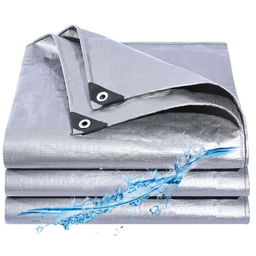 YWBXSHKD Abdeckplane Mit öSen PVC LKW Plane 1x2m, Abdeckplane Gewebeplane, Plane VerstäRkte öSen Dicke Pe Plane wasserdichte Plane Abdeckplane FüR Camping Im Freien Gartenplane von YWBXSHKD