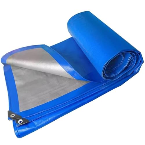 YWBXSHKD Plane Wasserdicht Schutzplane Mit öSen 2x2.5m, Plane Schwerlast VerstäRkte Dicke Plane wasserdichte Abdeckplane Mit öSen Bodenplane Plane Zelt FüR Outdoor Camping von YWBXSHKD