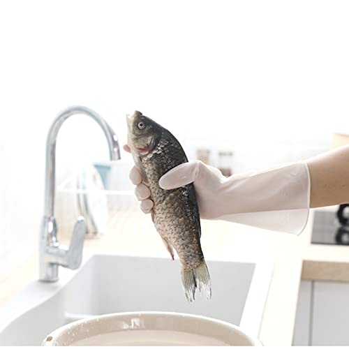 YWBleked Handwerkzeug Dish Rubber Washing Long Warm Geschirr Stulpen Waschhandschuhe Handschuhe Reinigungshandschuhe Latex Küche Küche, Esszimmer & Bar KüChenschüRzen (A, One Size) von YWBleked