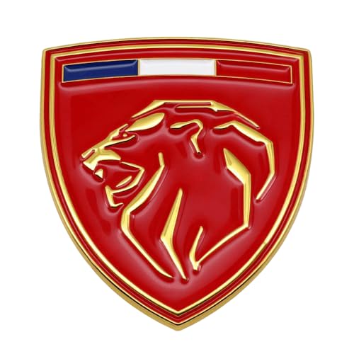 YWDRE Auto Logo Aufkleber für Peugeot Rifter Standard 2021 2022 2023 2024, Metall Logo Emblem Sticker Abzeichen Ersatz Emblem Aufkleber Auto-Tuning,C von YWDRE