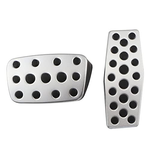 Auto Fußpedal Pad Abdeckung Satz für Opel Vauxhall Zafira Tourer C 2011-2019 LHD, Edelstahl Fußstützenpedal Gas Pedal Pedalsatz, Gaspedal Kupplungspedal Bremspedal Ruhepedal Ersatz zubehör von YWEEL