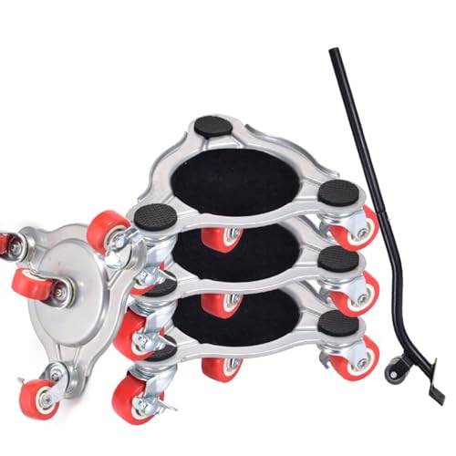 Möbel Mover mit 4 Rad Mover bewegen Möbel Dolly Lastkapazität Mover Dollys für schwere Möbel Grand Klavier Tisch bewegen-Metall Möbel Mover mit 4 Rad Mover bewegen Möbel Dolly Lastkapazität Mover Dollys für schwere Möbel Grand Klavier Tisch bewegen-Metall von YWHWLX