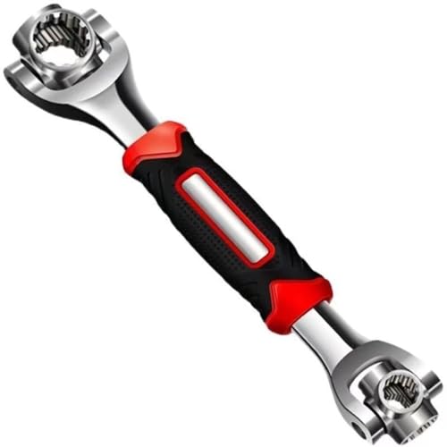 YWHWLX Universal Wrench 48 in 1 Socket, 360 Degree Adjustable Wrench Works with Spline Bolts, 6-12-Point, Torx, Square Damaged Bolts and Any Size Standard or Metric von YWHWLX