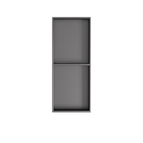 YWJFSA Duschnische Keine Fliesen Wandnische Dusche Edelstahl Unterputz zur Aufbewahrung im Badezimmer 70×28Cm,Grau von YWJFSA