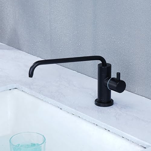 YWJFSA Trinkwasserhahn Einhebel Vorfenster Küchenarmaturen für Umkehrosmose oder Wasserfiltersystem oder Wasserfiltersystem,Schwarz YWJFSA Trinkwasserhahn Einhebel Vorfenster Küchenarmaturen für Umkehrosmose oder Wasserfiltersystem oder Wasserfiltersystem,Schwarz von YWJFSA