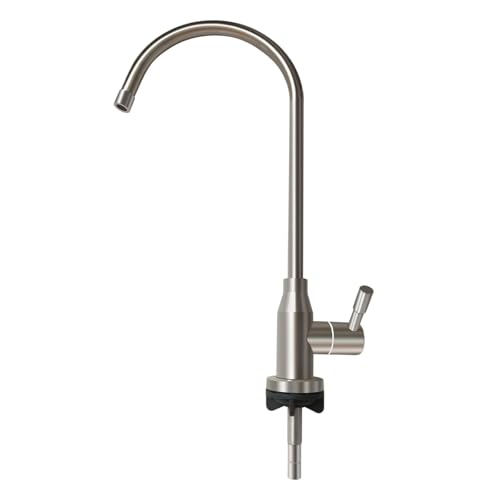 YWJFSA Trinkwasserhahn Wasserhahn Küche Edelstahl 360° Schwenkbar für Umkehrosmose oder Wasserfiltersystem YWJFSA Trinkwasserhahn Wasserhahn Küche Edelstahl 360° Schwenkbar für Umkehrosmose oder Wasserfiltersystem von YWJFSA
