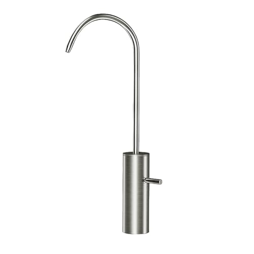YWJFSA Trinkwasserhahn Wasserhahn Küche Edelstahl für Umkehrosmose oder Wasserfiltersystem,Silber YWJFSA Trinkwasserhahn Wasserhahn Küche Edelstahl für Umkehrosmose oder Wasserfiltersystem,Silber von YWJFSA