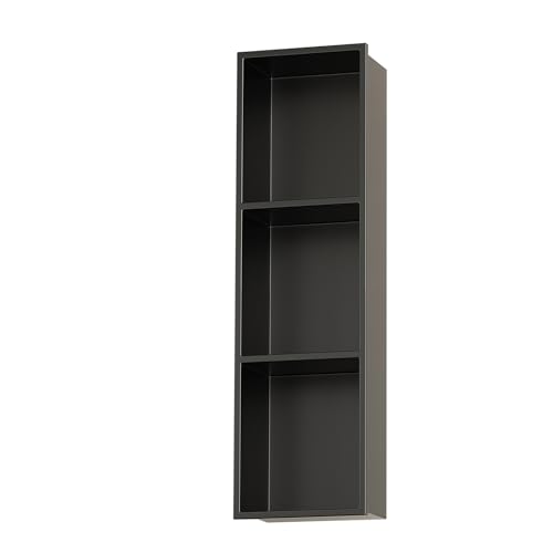YWJFSA Wandnische Dusche Schwarz Edelstahl Duschablage Einbau Unterputz für Aufbewahrung Toilettenartikeln für Aufbewahrung Toilettenartikeln von YWJFSA