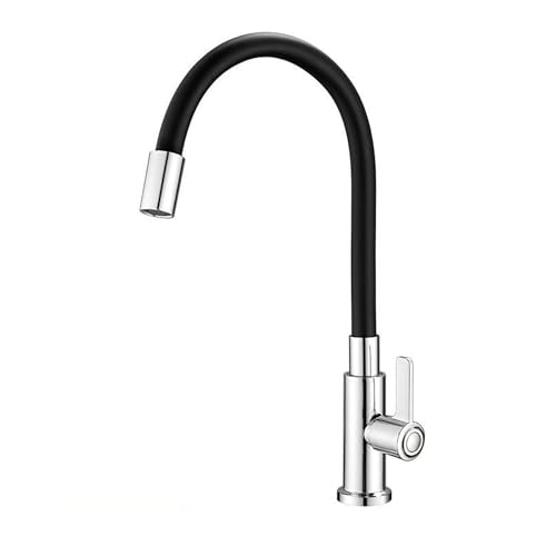 YWJFSA Wasserhahn Kaltwasser Edelstahl 360° Schwenkbar Einhebel Flexibler Wasserhahn Küche YWJFSA Wasserhahn Kaltwasser Edelstahl 360° Schwenkbar Einhebel Flexibler Wasserhahn Küche von YWJFSA