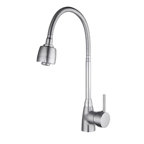 YWJFSA Wasserhahn Küche Flexibel Einhebel 360° Schwenkbar Wasserhahn Kaltwasser Küchenspüle Für Restaurants Und Outdoor YWJFSA Wasserhahn Küche Flexibel Einhebel 360° Schwenkbar Wasserhahn Kaltwasser Küchenspüle Für Restaurants Und Outdoor von YWJFSA