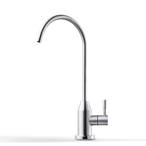 YWJFSA Wasserhahn aus Edelstahl Einhebel Schwenkbar Filter Wasserhahn Küche für Umkehrosmose oder Wasserfiltersystem oder Wasserfiltersystem,Silber YWJFSA Wasserhahn aus Edelstahl Einhebel Schwenkbar Filter Wasserhahn Küche für Umkehrosmose oder Wasserfiltersystem oder Wasserfiltersystem,Silber von YWJFSA
