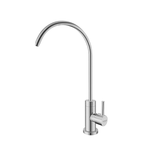 YWJFSA Wasserhahn aus Edelstahl Filter Wasserhahn Küche 360° Schwenkbar für Umkehrosmose oder Wasserfiltersystem oder Wasserfiltersystem,Silber YWJFSA Wasserhahn aus Edelstahl Filter Wasserhahn Küche 360° Schwenkbar für Umkehrosmose oder Wasserfiltersystem oder Wasserfiltersystem,Silber von YWJFSA