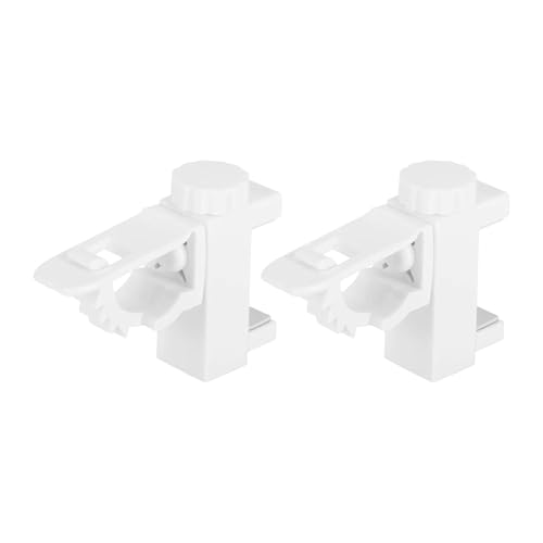 YWJLQH 2Pcs Vorhang Stange Keine Löcher Einstellbare Halter Vorhang Stange Haken von YWJLQH