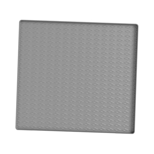 YWJLQH 60 cm x 60 cm - Schutzmatte für Waschmaschine, vielseitige Unterlage für den Boden, Grau YWJLQH 60 cm x 60 cm - Schutzmatte für Waschmaschine, vielseitige Unterlage für den Boden, Grau von YWJLQH