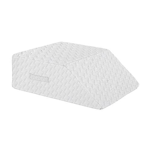 YWJLQH Beinkissen für Die Unterstützung Der Beine, Knöchelstütze für Rückenlage, Kissen Aus Memory Foam, Weiß von YWJLQH