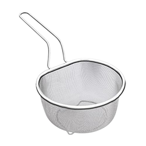 YWJLQH Edelstahl Hot Pot Mesh Küche Abflusskorb Lebensmittel Sieb Pasta Korb für Ramen Nudel, 18 cm Feines Netz YWJLQH Edelstahl Hot Pot Mesh Küche Abflusskorb Lebensmittel Sieb Pasta Korb für Ramen Nudel, 18 cm Feines Netz von YWJLQH