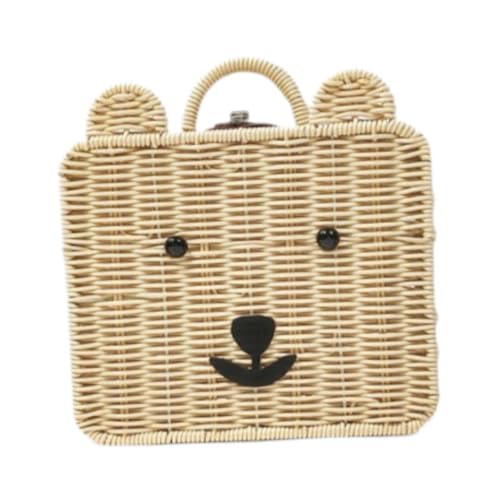 YWJLQH Geschenkkorb, Gewebter Aufbewahrungskorb, Bequem, Praktisch, Dekoration, Rustikal von YWJLQH