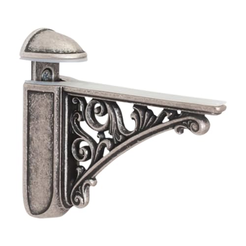 YWJLQH Halterung für Glasregale, Wandmontage, anpassbar für Küche und Badezimmer, Antikes Silber YWJLQH Halterung für Glasregale, Wandmontage, anpassbar für Küche und Badezimmer, Antikes Silber von YWJLQH