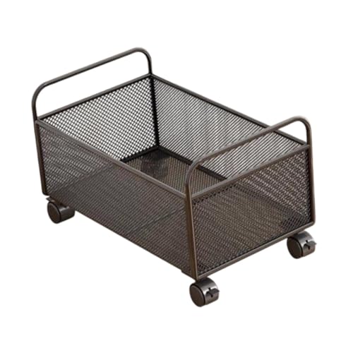 YWJLQH Rollender Datei Organizer mit Rädern für Schreibtisch und, 38x30x30cm von YWJLQH