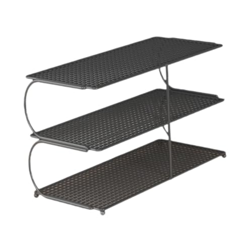 YWJLQH Schreibtisch Organizer Als Aufbewahrungsregal Und Mehrzweck Bücherregal EIN Tisch Organizer mit Aktenständer Im Platzsparenden Design für Büromateria, 3 Schichten YWJLQH Schreibtisch Organizer Als Aufbewahrungsregal Und Mehrzweck Bücherregal EIN Tisch Organizer mit Aktenständer Im Platzsparenden Design für Büromateria, 3 Schichten von YWJLQH
