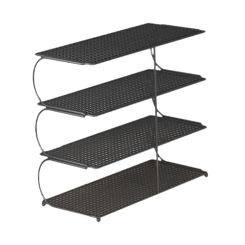 YWJLQH Schreibtisch Organizer Als Aufbewahrungsregal Und Mehrzweck Bücherregal EIN Tisch Organizer mit Aktenständer Im Platzsparenden Design für Büromateria, 4 Schichten YWJLQH Schreibtisch Organizer Als Aufbewahrungsregal Und Mehrzweck Bücherregal EIN Tisch Organizer mit Aktenständer Im Platzsparenden Design für Büromateria, 4 Schichten von YWJLQH