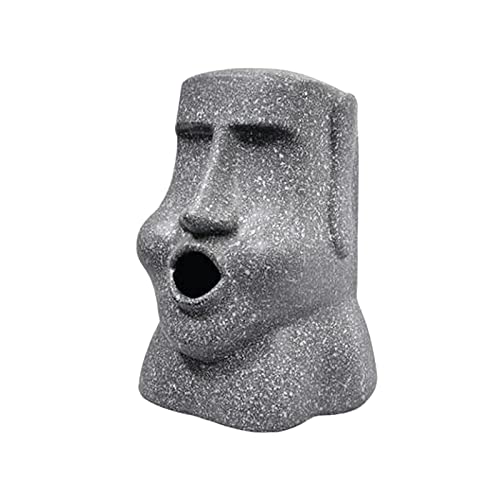 YWJLQH Taschentuchbox Halter, Moai Skulptur, Sammlerstücke, Innovative, Lustige Figuren von YWJLQH