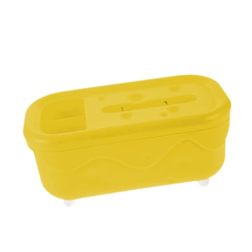 YWJLQH Tisch Organizer für Taschentuchbox mit für Fernbedienungen Und Schreibutensilien, Rechteck Gelb YWJLQH Tisch Organizer für Taschentuchbox mit für Fernbedienungen Und Schreibutensilien, Rechteck Gelb von YWJLQH