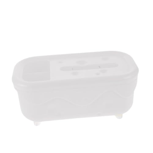 YWJLQH Tisch Organizer für Taschentuchbox mit für Fernbedienungen Und Schreibutensilien, Rechteck Weiß YWJLQH Tisch Organizer für Taschentuchbox mit für Fernbedienungen Und Schreibutensilien, Rechteck Weiß von YWJLQH