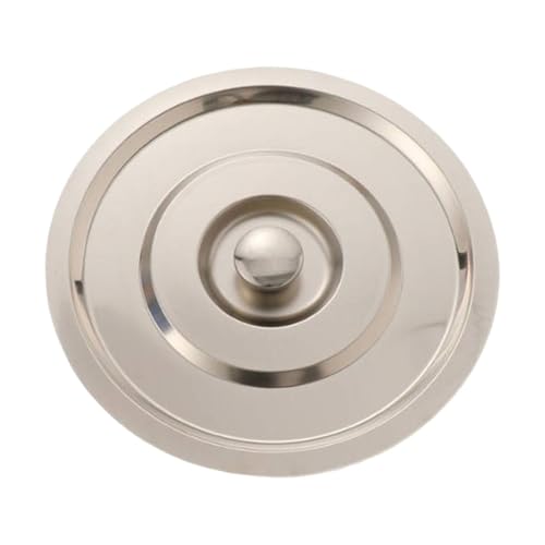 YWJLQH Topfdeckel Bratpfannendeckel Kasserollendeckel Runder Deckel mit Rostbeständiger Konstruktion Und Hochgezogenen Rändern für Kochtöpfe Und Pfannen, 10inch YWJLQH Topfdeckel Bratpfannendeckel Kasserollendeckel Runder Deckel mit Rostbeständiger Konstruktion Und Hochgezogenen Rändern für Kochtöpfe Und Pfannen, 10inch von YWJLQH
