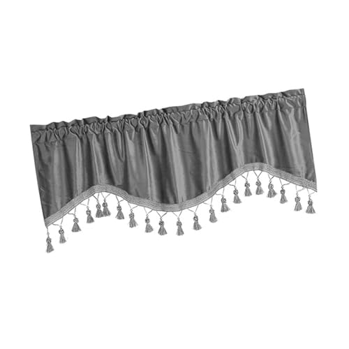 YWJLQH Vorhang mit Stangentasche, Verwendung in Kinderzimmer und Badezimmer, Grau YWJLQH Vorhang mit Stangentasche, Verwendung in Kinderzimmer und Badezimmer, Grau von YWJLQH