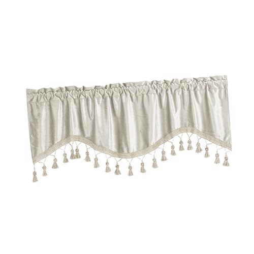 YWJLQH Vorhang mit Stangentasche, Verwendung in Kinderzimmer und Badezimmer, Weiß YWJLQH Vorhang mit Stangentasche, Verwendung in Kinderzimmer und Badezimmer, Weiß von YWJLQH