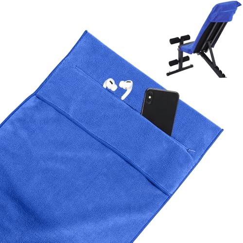 YWKJDDM Mikrofaser Handtuch, 120x50cm Schnelltrocknend Sporthandtuch Fitnessstudio, Reisehandtuch Gym Handtuch aus Microfaser Handtücher für Fitness Strand Gym(Blau) von YWKJDDM