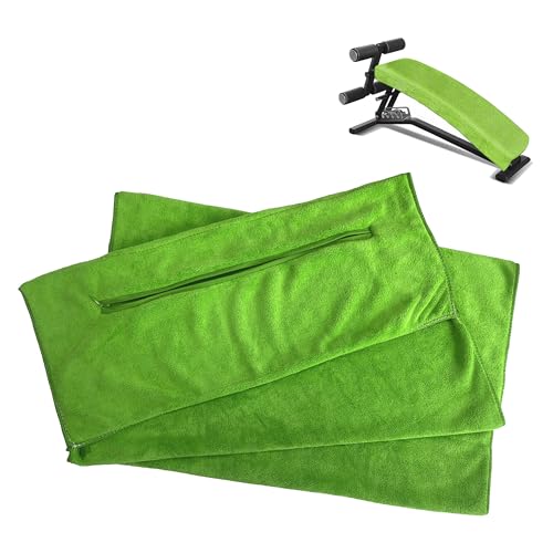 YWKJDDM Mikrofaser Handtuch, 120x50cm Schnelltrocknend Sporthandtuch Fitnessstudio, Reisehandtuch Gym Handtuch aus Microfaser Handtücher für Fitness Strand Gym(Green) von YWKJDDM