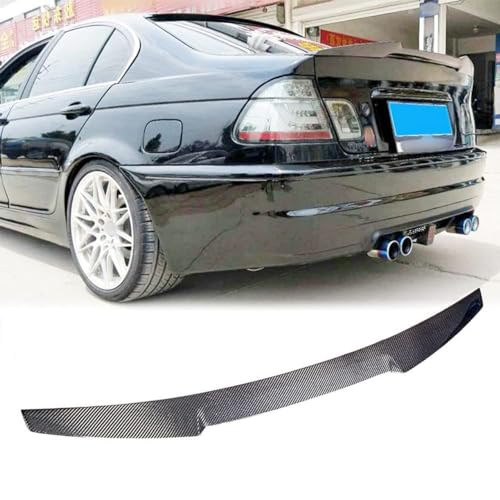 YWLETO Auto-Heckflügel-Spoiler, Dach-Heckflügel-Spoiler, für BMW 3 Series E46 316i 318i 320i 323i 325i 328i 330i M3 Sedan 1998-2005 von YWLETO