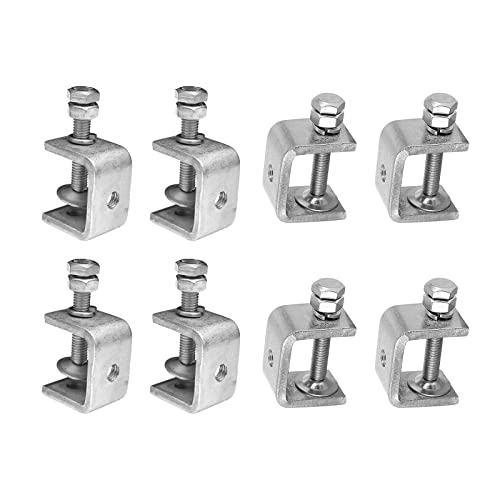 8 Stück robuste C-Klemme, 30 mm 304 Edelstahl, C-Klemme, Holzbearbeitungsklemme für Heimwerker und Autoreparatur von YWNYT