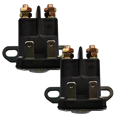 2 Stück Magnetrelaisschalter, 862-1211-211-16 Starter-Magnetrelais 12 V für Trombetta Jo-hn Dee-re Cub Cadet AM138068 725-04439 LA100 LA105 LA110 LA115 LA120 LA12 5 von YWNYT