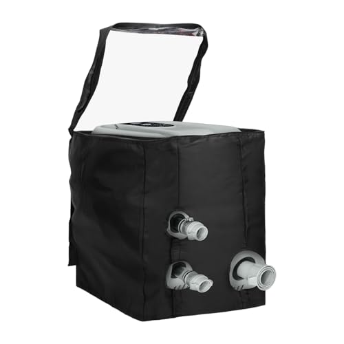 YWNYT 600D Whirlpool-Heizungspumpe, Winterabdeckung, wasserdicht, isolierte Pumpenabdeckung mit Wärmedämmung, Aluminiumfolie von YWNYT