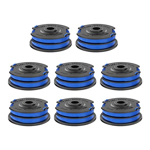YWNYT Ersatzspule für Greenworks G40LT, 8,3 m x 1,65 mm, für Greenworks 40 V Rasentrimmer G40LT G40LTK2 G40LTK2x von YWNYT
