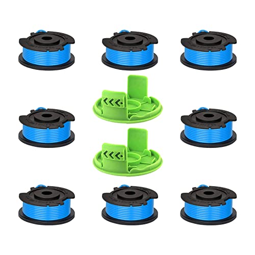 YWNYT Strimmer Spool for Greenworks, Single Cord Spool for Lawn Trimmers 1.65mm String Trimmer Replacement Spool Line Grass Strimmer Line for 24V Greenworks Series (8+2) von YWNYT