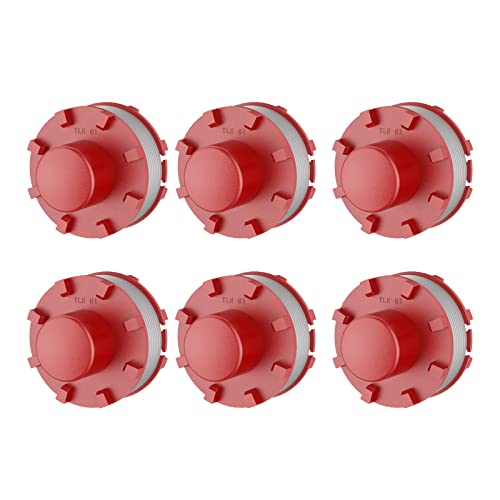 YWNYT 6 Stück Ersatzfadenspule für EIN-hell GE-CT 36/30 Li E Solo AGILLO 36/255 BL AGILLO 18/200, 2mm x 8M Fadenspulen Rasentrimmer-Zubehör von YWNYT