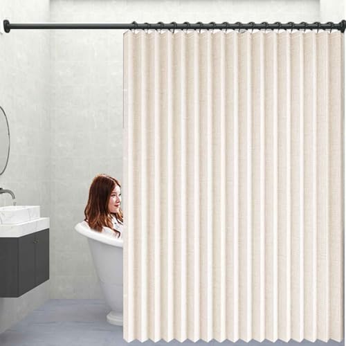 YWQJL Falttürvorhang,Mit Teleskopstange,Magnetischer Türvorhang mit Verdunkelung, Faltbarer Raumteiler für Bad/Schlafzimmer/Wohnzimmer, Akkordeon-Design(02,300W*260H) von YWQJL