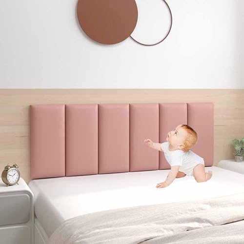 Wandpaneele Gepolstert Wandkissen Selbstklebend 3d Selbstklebend Wandaufkleber Paneele Wand,Wandkissen Bett Selbstklebend Leder Polsterpaneel Wandkissen Abnehmbar Schutzplatte(16,Width150*Height60) von YWQJL